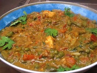 वेज कोल्हापुरी - Veg Kolhapuri Recipe 
